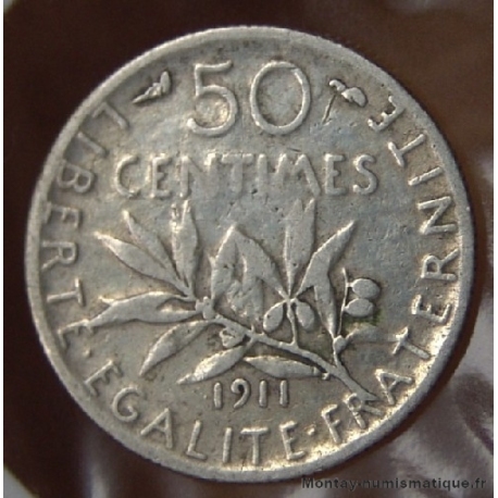 50 Centimes Semeuse 1911