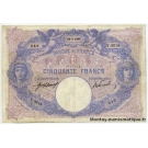 50 Francs bleu et rose 24-3-1909 V.3519