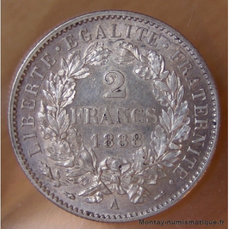 2 Francs Cérès 1888 A Paris