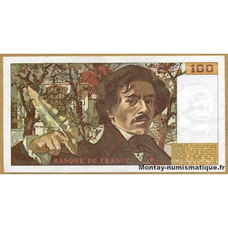 100 Francs Delacroix 1978 X.7
