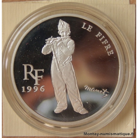 10 Francs  1 ½ euro Le Fifre de Manet 1996  Belle Épreuve 