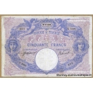 50 Francs bleu et rose 18-2-1908 X.3395