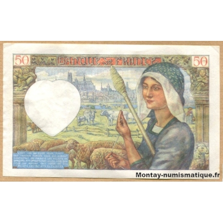 50 Francs Jacques Coeur 2-10-1941 C.125