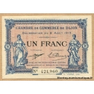 Dijon (21) 1 Franc 2-Août 1915