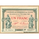 DIJON (21) 1 Franc  1 -12 -1919 Série 4