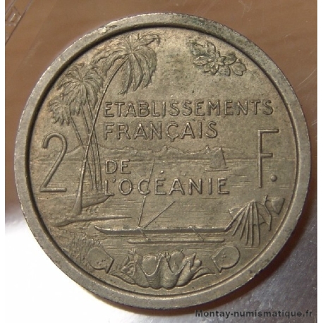 Polynésie-Française 2 Francs 1949 Essai Océanie Française