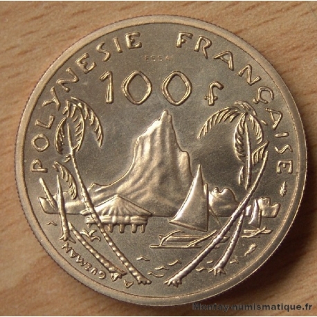 Polynésie-Française 100 Francs IEOM 1976 essai