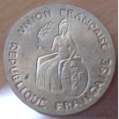 Polynésie-Française 2 Francs 1948 Essai Océanie Française