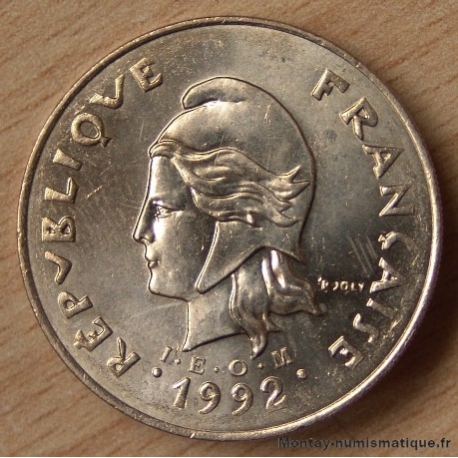 Polynésie-Française 100 Francs IEOM 1992