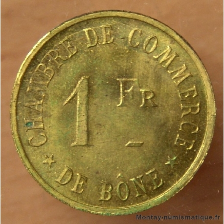 Algérie 1 Franc Bône ND Laiton
