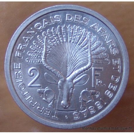 Djibouti 2 Francs 1968 essai Afars et Issas 