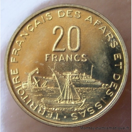 Djibouti 20 Francs 1968 essai Afars et Issas