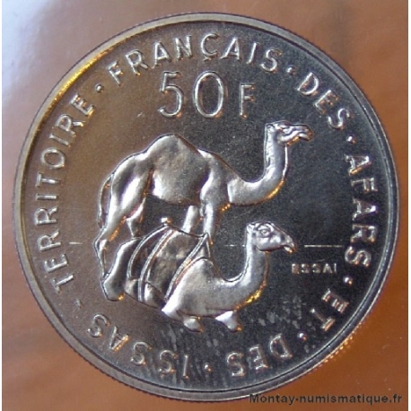 Djibouti 50 Francs 1970 essai Afars et Issas