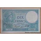10 Francs Minerve 25-2-1937 Y.68066
