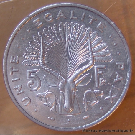 Djibouti 5 Francs 1991