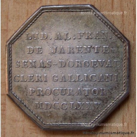 Jeton Provence Louis François Alex de Jarente 1775