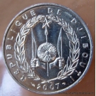 Djibouti 100 Francs 2007  République de Djibouti 