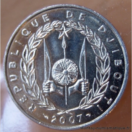 Djibouti 100 Francs 2007  République de Djibouti 