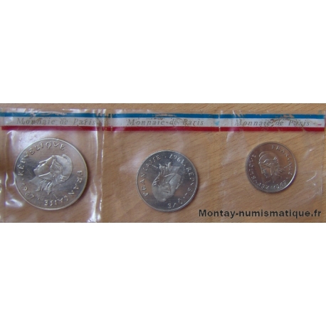 Polynésie Française  1967 essai  10 Franc, 20 Francs, 50 Francs