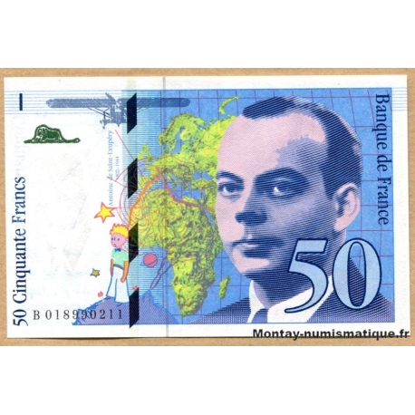 50 Francs Saint-Exupéry 1994 B 018990211