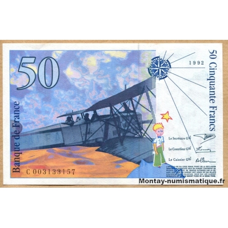 50 Francs Saint-Exupéry 1993 C 003133157