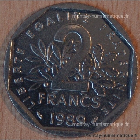 2 Francs Semeuse en nickel 1989