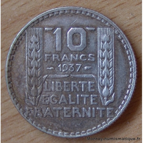 10 Francs Turin 1937