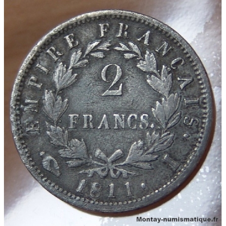 2 Francs Napoléon I 1811 I Limoges