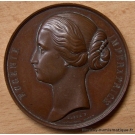 Médaille Visite d'Eugénie Impératrice à la Monnaie 1854