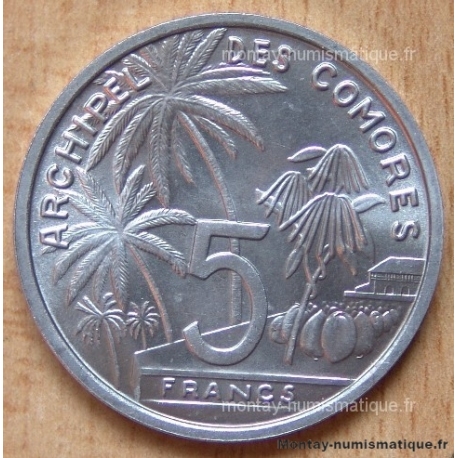 Comores 5 Francs 1964 essai