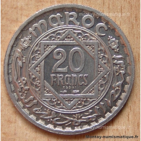 Maroc 20 Francs 1366 H essai