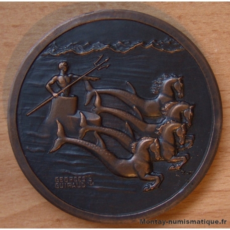 Armée - Médaille Amphibie Sous-Marin Marine française 