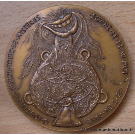 Médaille RABELAIS François ( ND 1953) Commémorative par R. Joly