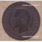 5 Centimes Napoléon  III tête nue 1855 D ancre