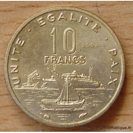Djibouti 10 Francs 1977 Essai