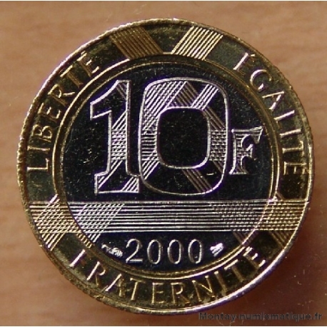 10 Francs Génie de la Bastille 2000