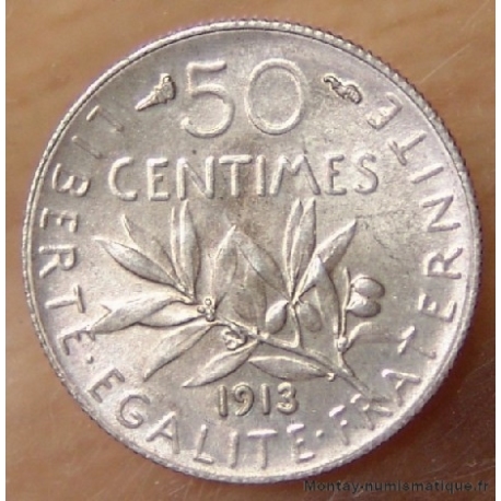 50 Centimes Semeuse 1913