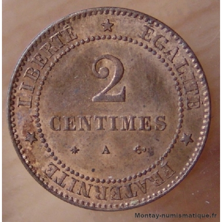 2 Centimes Cérès 1877 A