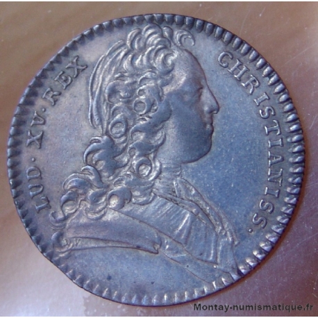Louis XV jeton Ordinaire des guerres 1727