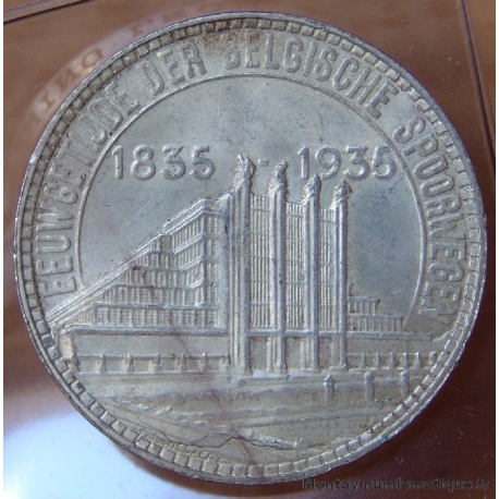 Belgique 50 francs Léopold III 1935   légende Flamande
