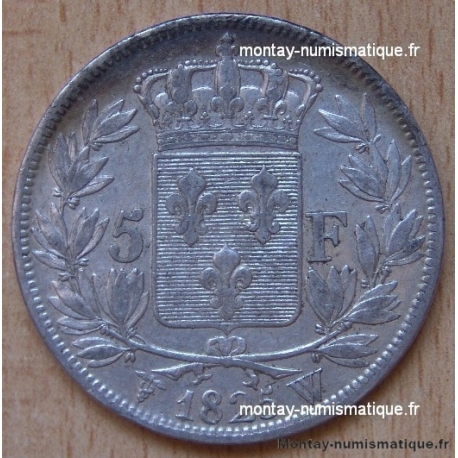 5 Francs Charles X 1825 W