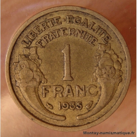 1 Franc Morlon bronze 1935
