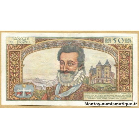 50 Nouveaux Francs Henri IV 3-9-1959 S.27