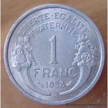 1 Franc Morlon Aluminium 1958 B