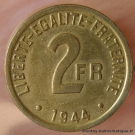 2 Francs France Libre 1944