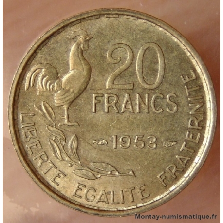 20 Francs G.Guiraud 1953