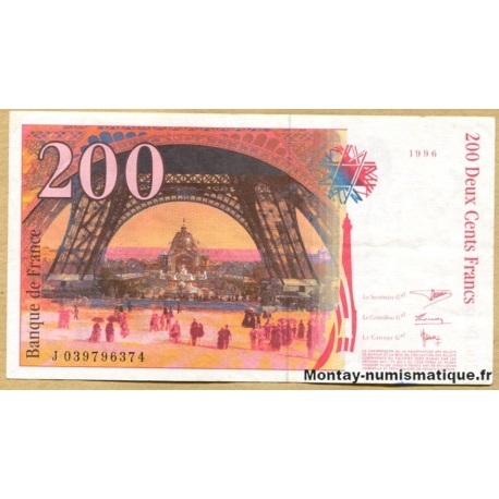 200 Francs Eiffel 1996