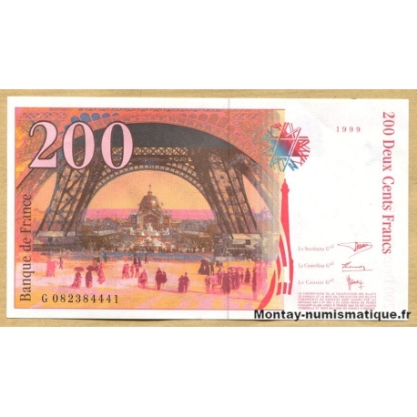 200 Francs Eiffel 1999 G 082384441