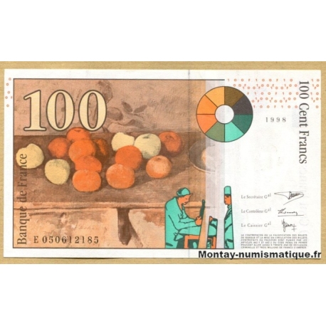 100 Francs Cézanne 1998 