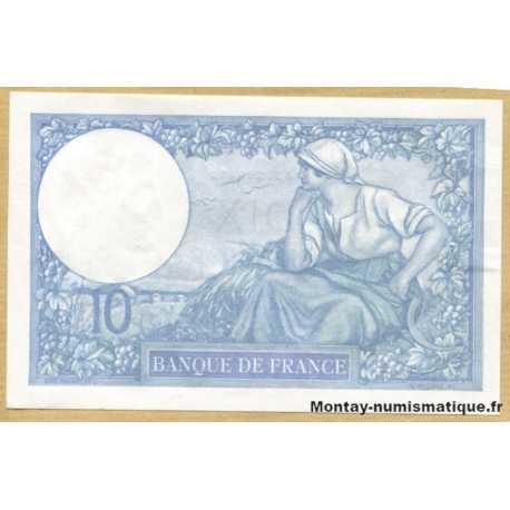 10 Francs Minerve 21-9-1939